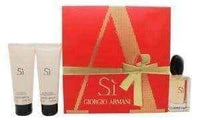 Giorgio Armani Si Gift Set 50ml EDP + 75ml Shower Gel + 75ml Body Lotion UK