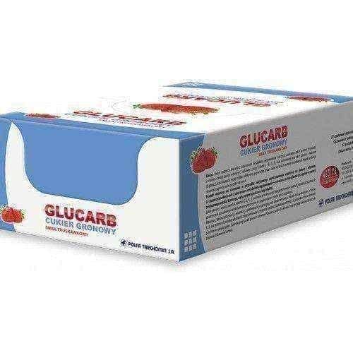 GLUCARB Dextrose lozenges strawberry-flavored pellets x 17 x 27 packages UK
