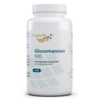 GLUCOMANNAN 600 capsules, konjac root UK