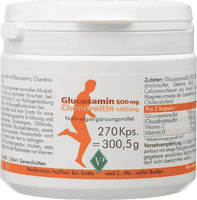 GLUCOSAMINE 500 mg + chondroitin 400 mg capsules UK