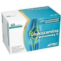 Glucosamine with vitamin C APTEO x 60 capsules UK