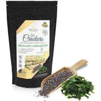 Gluten free crackers poppy seeds and seaweed nori powder 250g UK