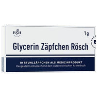 GLYCERIN SUPPOSITIVE Rösch 1 g against constipation UK