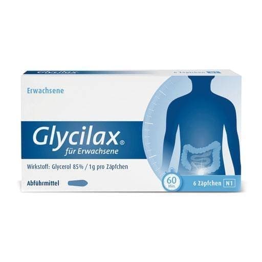GLYCILAX suppository constipation remedies for adults UK