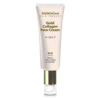 GlyskinCare collagen face cream with gold for the night 50ml UK