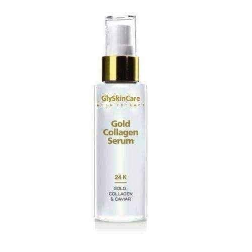 GlyskinCare collagen face serum with gold 50ml UK