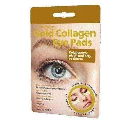 GLYSKINCARE Gold Collagen Eye pads - collagen flakes eye with gold x 1 set UK