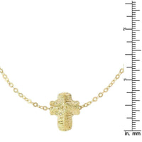 Gold cross necklace UK