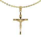 Gold Crucifix Cross Necklace UK