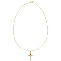Gold Crucifix Cross Necklace UK