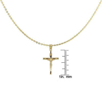 Gold Crucifix Cross Necklace UK