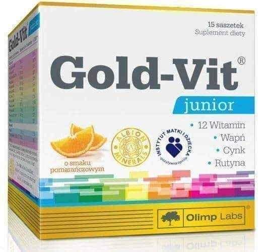 Gold-Vit Junior x 15 orange sachets UK