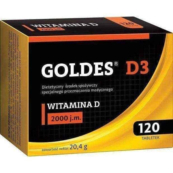 Goldes D3 2000 IU x 120 tablets, benefits of vitamin d UK