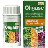 grains, vegetables, legumes, enzymes, alpha-galactosidase, OLIGASE 600 capsules