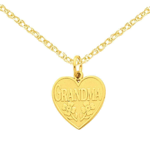 Grandma necklace gold UK