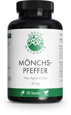 GREEN NATURALS monk's pepper 20mg high dose capsules UK