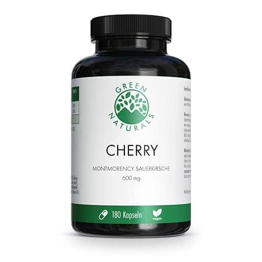 GREEN NATURALS Montmorency sour cherry vegan capsules UK