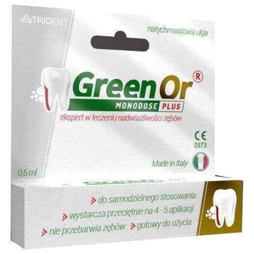 Green Or Monodose Plus gel 0.5ml UK