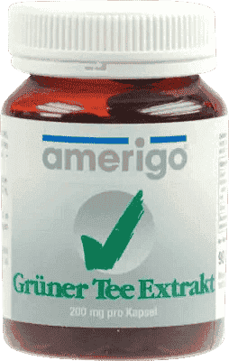 GREEN TEA extract amerigo 200 mg capsules UK