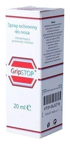 GRIP STOP nasal spray, treatment of rhinitis, nasal congestion UK