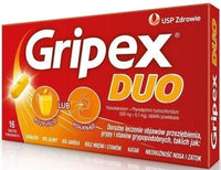 Gripex Duo x 16 tablets paracetamol, phenylephrine hydrochloride UK