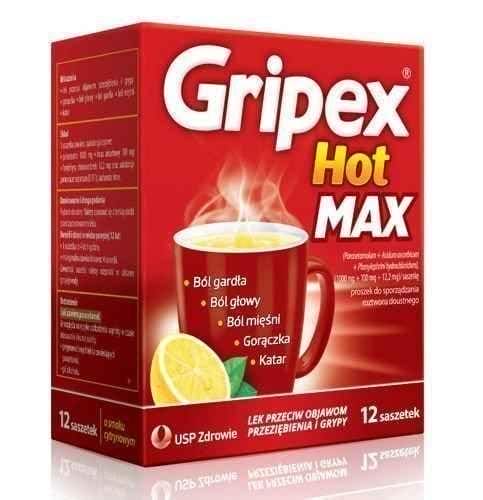 GRIPEX Hot MAX x 12 sachets UK