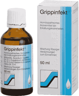 GRIPINFEKT, Influenza infections, homeopathy drops UK