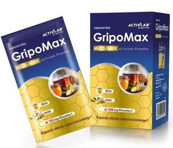 GripoMax Honey-ginger x 10 sachets UK