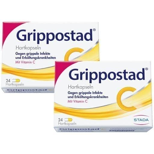 Grippostad C 2 x 24 capsules economy set UK
