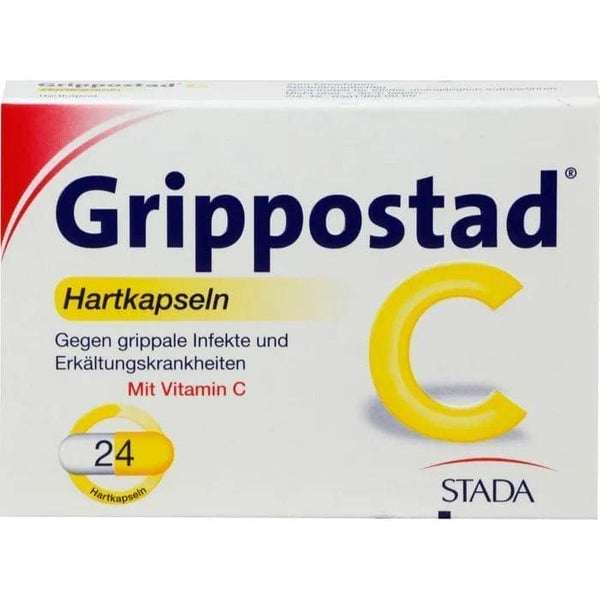 GRIPPOSTAD C, reduce a fever, Chlorphenamine, Caffeine UK