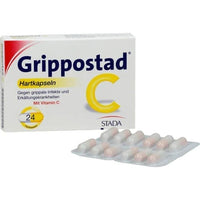 GRIPPOSTAD C, reduce a fever, Chlorphenamine, Caffeine UK