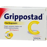 GRIPPOSTAD C, reduce a fever, Chlorphenamine, Caffeine UK