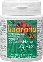 GUARANA extract 1000 mg, Caffeine chewable tablets UK