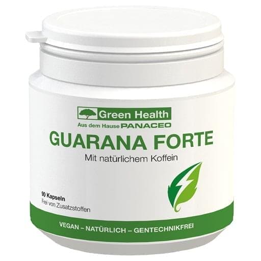 Guarana Forte with natural caffeine, GREEN HEALTH Capsules UK