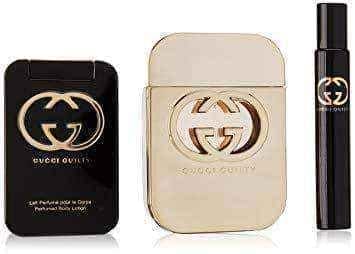Gucci guilty gift set for her 75ml EDT + 7.4ml EDT + 100ml Body Lotion UK