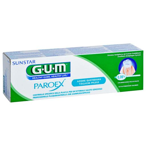 GUM Paro.ex 0.06% GERMANY CHX toothpaste UK