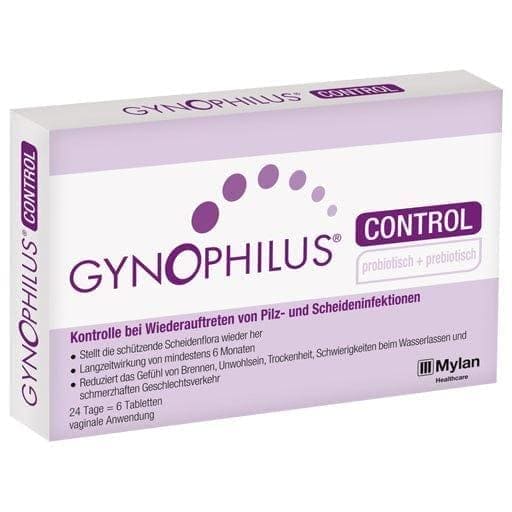 GYNOPHILUS CONTROL vaginal tablets, Lactobacillus casei, lactobacillus rhamnosus UK