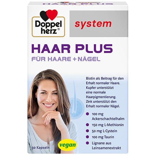 Hair Plus system capsules DOPPELHERZ UK