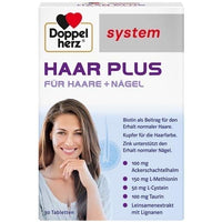 Hair Plus system tablets, linseed extract, horsetail powder, silica, L-cysteine, L-methionine and taurine UK