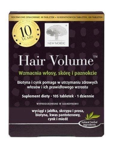 Hair Volume x 105 tablets (90 + 15 free) UK