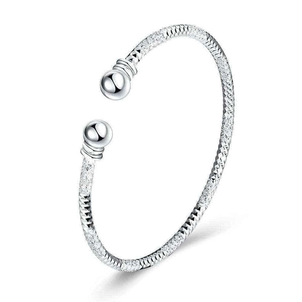 Hakbaho Jewelry Sterling Silver Paris Inspired Classic Bangle UK