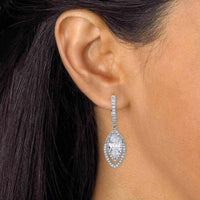 Halo Drop Earrings UK