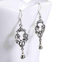 Handmade Exquisite Celtic Knots Ball Drop Sterling Silver Earrings (Thailand) UK