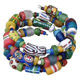 Handmade Global Mamas Hodge Podge Spiral Rainbow Bracelet (Ghana) UK