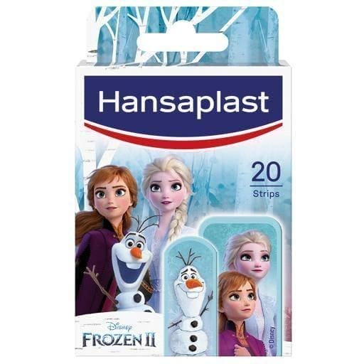 HANSAPLAST Kids Plaster Strips Frozen 20 pc Scratches, cuts and grazes UK