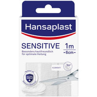 HANSAPLAST Sensitive plasters hypoallergenic 6 cmx1 m UK