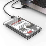 Hard drive enclosure Original ORICO 2139U3-CR 2.5 inch Transparent USB3.0 UK