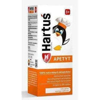 Hartuś appetite syrup for children 3+ 120ml appetite stimulant UK