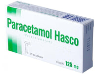 Hasco paracetamol 0.125G suppositories UK