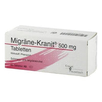 Headache after migraine attack, MIGRAINE, phenazone, KRANIT 500 mg tablets UK